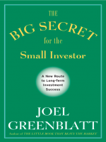 The Big Secret for the Small Investor